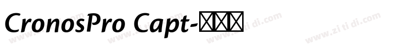 CronosPro Capt字体转换